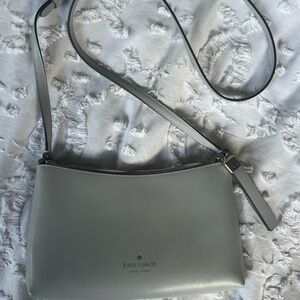 Kate Spade Light Gray Crossbody Bag